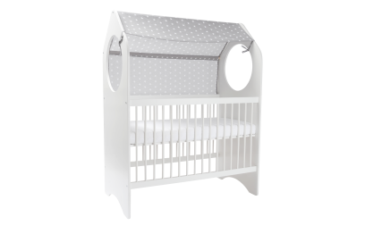 Dětská postýlka LAIR 120x60 cm bílá