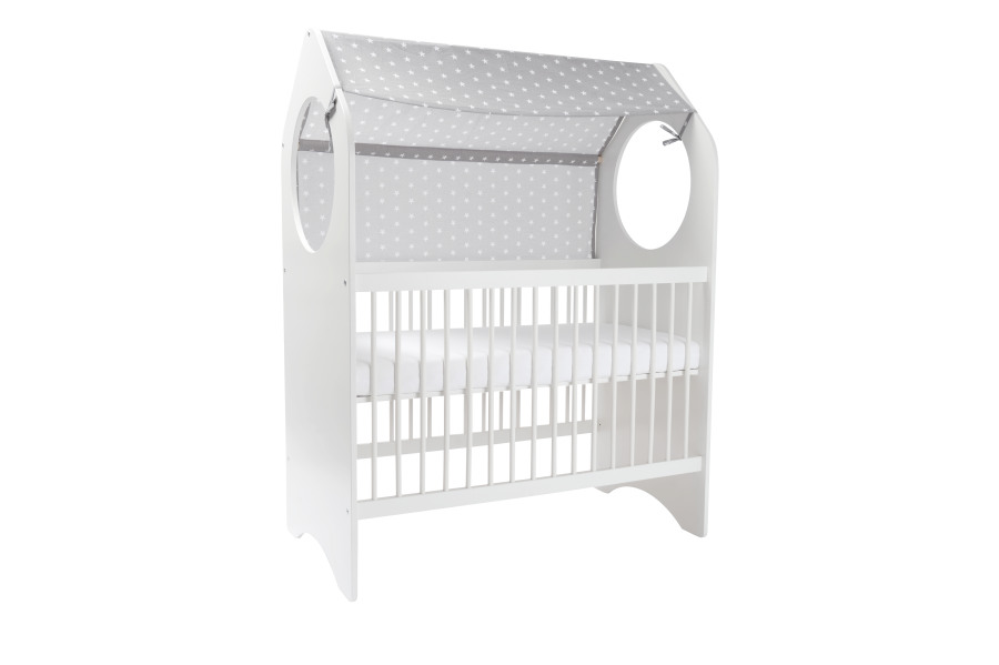 Dětská postýlka LAIR 120x60 cm bílá