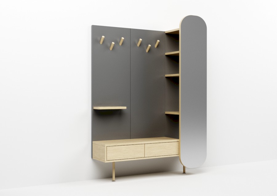 Předsíňová stěna VENTUM 03 levá