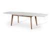 Jídelní rozkládací stůl ONTUR 35 bílá, dub